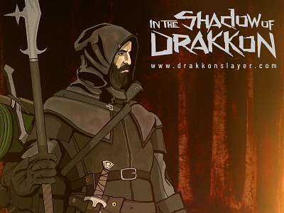 In the Shadow of Drakkon Concept Art branding character comics concept design illustration logo