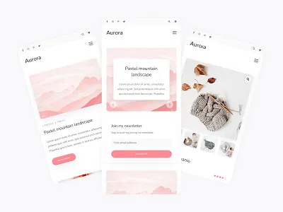 Aurora - WordPress Blog & Shop Theme blog ecommerce ecommerce theme graphic design ui ux web design website design woocommerce woocommerce theme wordpress wordpress design wordpress template wordpress theme