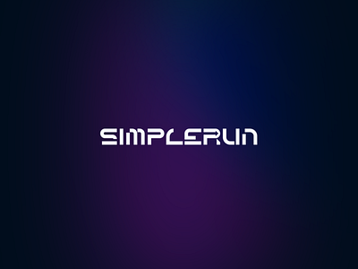 Logo Animation for Simplerun 2d animation after effects animated typography animation brand animaton brand identity branding gradient graphic design illustration intro logo logo reveal logotype motion motion graphics typography