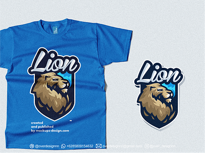 Lion Logo branding design graphic design identity illustration lion lion logo logo mark tshirt vector