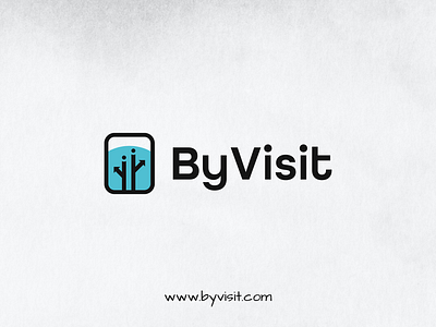 ByVisit Logo Design | Business Connections | Digital Card business connections colorful logo creativity digital card logo logo simplicity tree