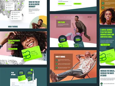 Product landing page | Dental loyalty app branding card colorful colors concept design graphic design illustration interface landing layout logo pricing redesign typography ui ux web website