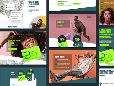 Product landing page | Dental loyalty app branding card colorful colors concept design graphic design illustration interface landing layout logo pricing redesign typography ui ux web website