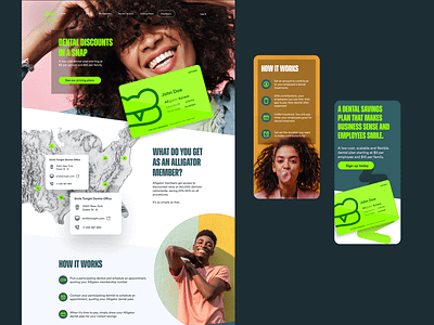 Product landing page | Dental loyalty app branding card clean colorful colors concept design illustration interface landing layout logo pricing redesign typography ui ux web