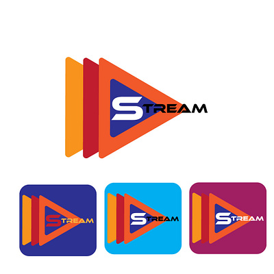 Concept : Stream - Logo Design (Unused ) ui