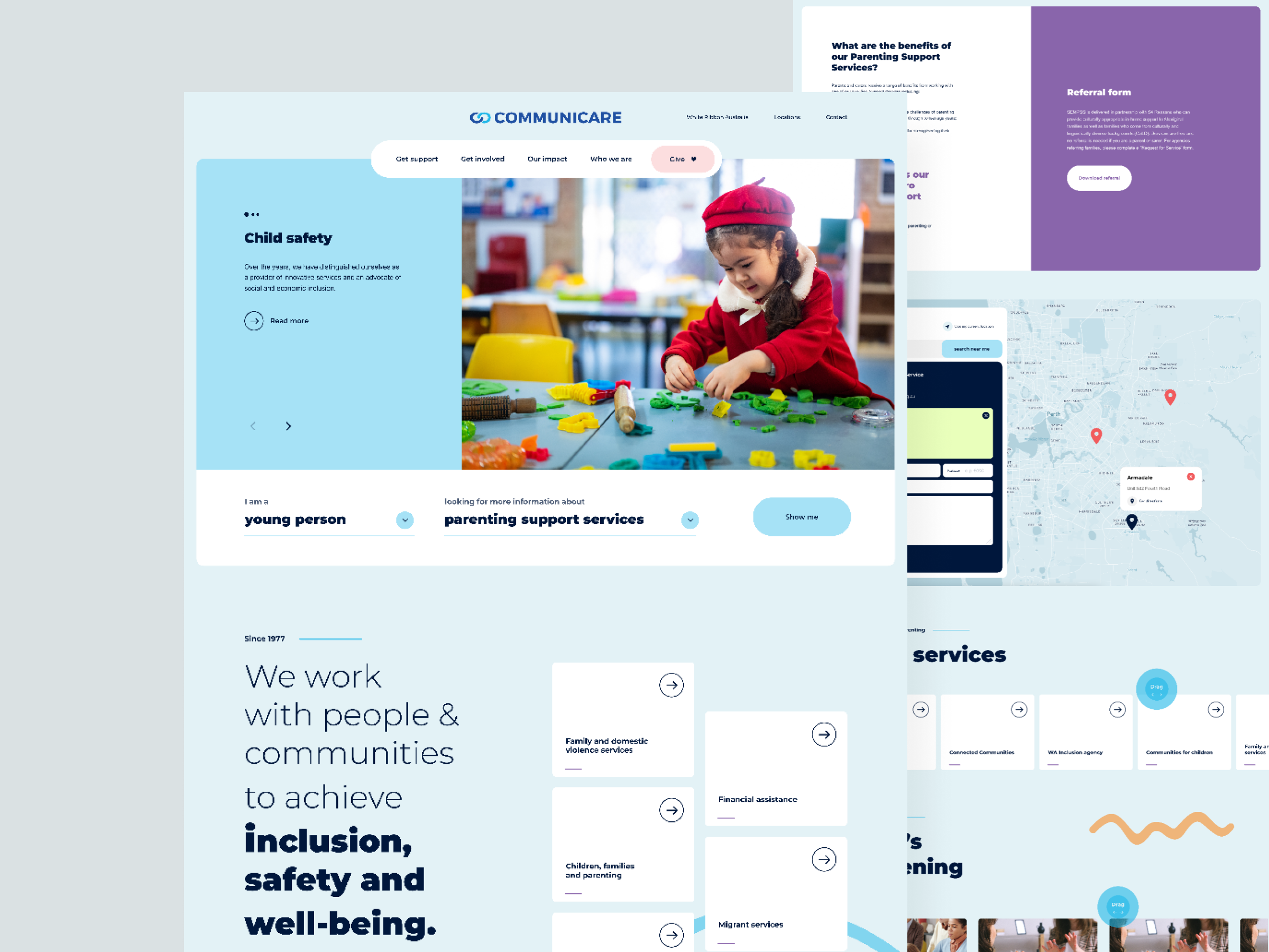 NFP organisation website - case study australia case study gsap interactive landing page nfp non for profit ui ui design ux case study ux design ux research uxui webdesign website