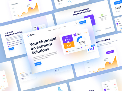 Website UI app blue chart dashboard data design finance graphic design illustration minimal ui vector website
