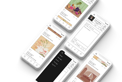 App for freelance designers and illustrators design ui ux webdesign