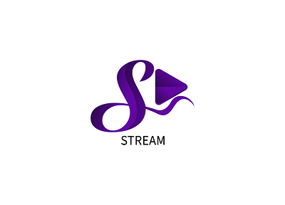 Stream - Logo Design (Unused ) appicon applogo brand identity creativelogo girdlogo gradient logo logo concept logo daily logo mark logo process logo room stream logo