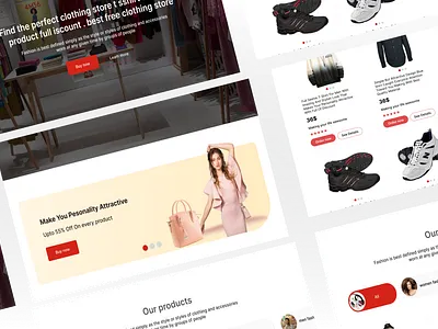 e commerce website design clean design design e commerce ecommerce web ecommerce website logo redesign ux ui website deisng