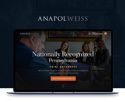 Law firm branding design law presentation ui website