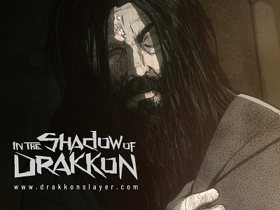 The Drakkonslayer branding character comics concept design illustration logo