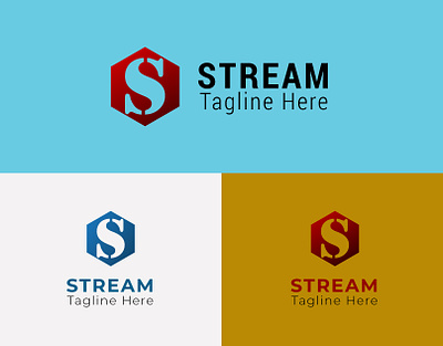 Stream logo design brand identity gaiming gradient graphic design logoidea logoprocess streamlogo ui