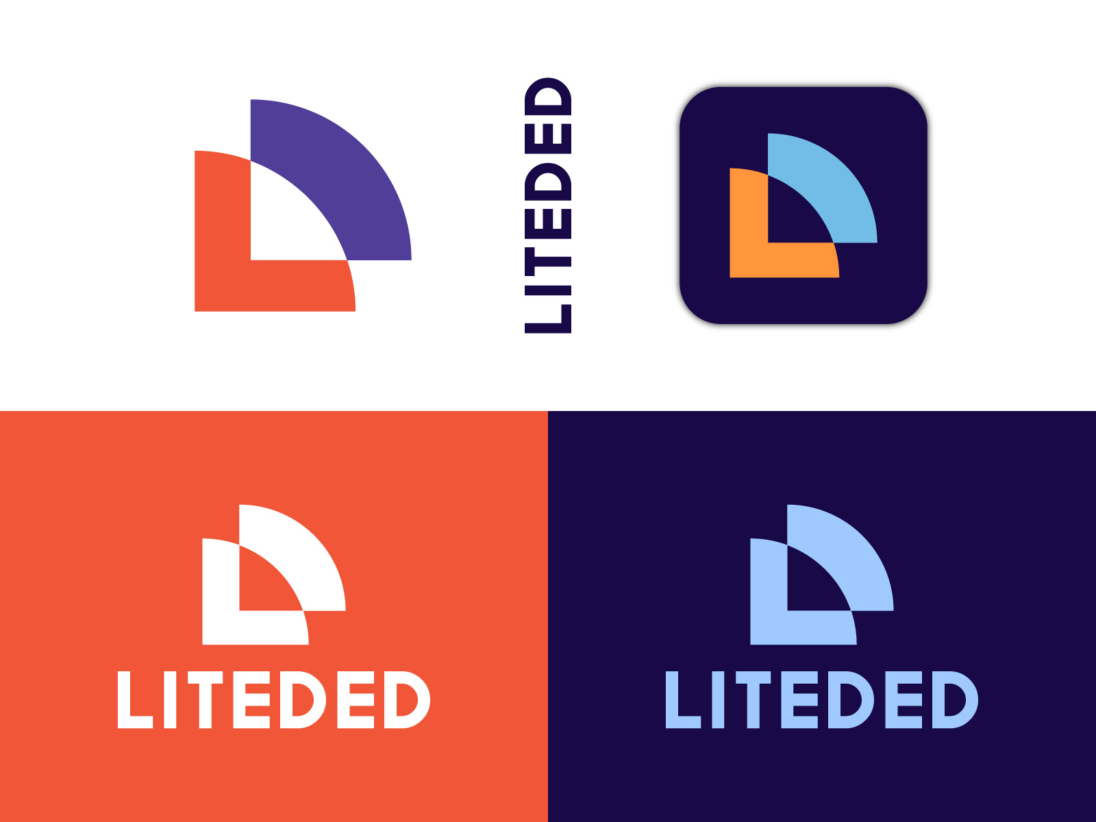 L Letter Modern Logo Design | Liteded Logo Design by Abu Saleh on Dribbble