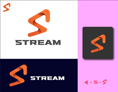 Stream Logo Design branding branidentity design illustration logo logodesign logofolio modernlogo streamlogo vectplus