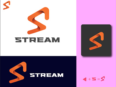 Stream Logo Design branding branidentity design illustration logo logodesign logofolio modernlogo streamlogo vectplus