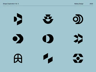 Shape Exploration Vol. 5 brand branding design graphic design illustration logo vector