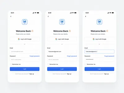Login and Signup Page: Innseeker booking hotel booking app ios app login login form login ui mobile app mobile design mobile ui mobile ux onboarding product design register sign up sign up form sign up mobile sign up page sign up ui