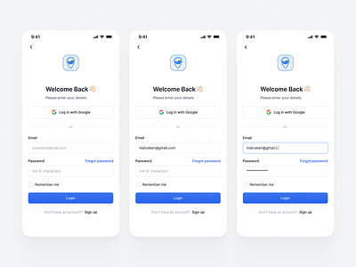 Login and Signup Page: Innseeker booking hotel booking app ios app login login form login ui mobile app mobile design mobile ui mobile ux onboarding product design register sign up sign up form sign up mobile sign up page sign up ui