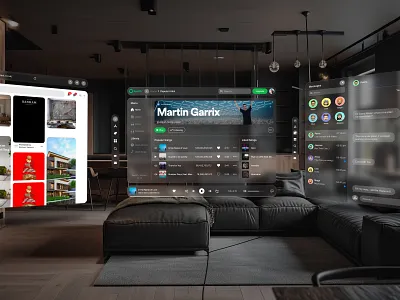 Vision Pro (Concept Design) design ui ui design ux ux design vision pro vision pro ui design vision pro ux design