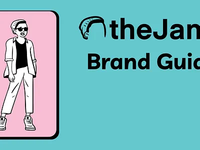 theJame - Personal Branding Project brand branding graphic design illustration logo neo brutalism outercompany thejame web design website