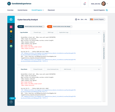 Lab Program Analysis — Interface Design design interface ui ux