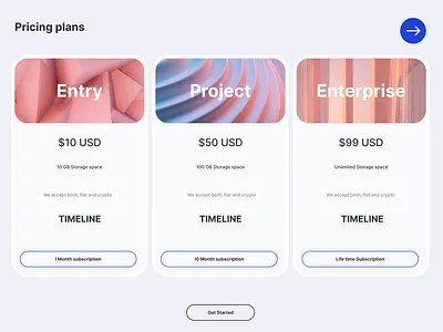Pricing page ui for website all anik app clean design illustration landing page landing page design logo page pricing ui vpn web design website