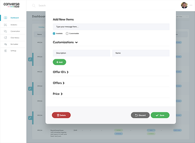 Dashboard Features — Interface Design design interface ui ux