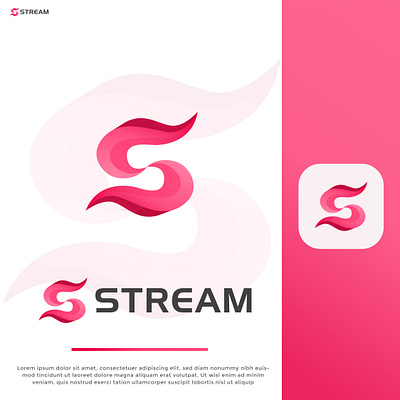 S Modern Logo ( STREAM ) amena akter ankhi app icon brand identity logo branding creative logo logo logo designer modern logo s logo symbol vect plus