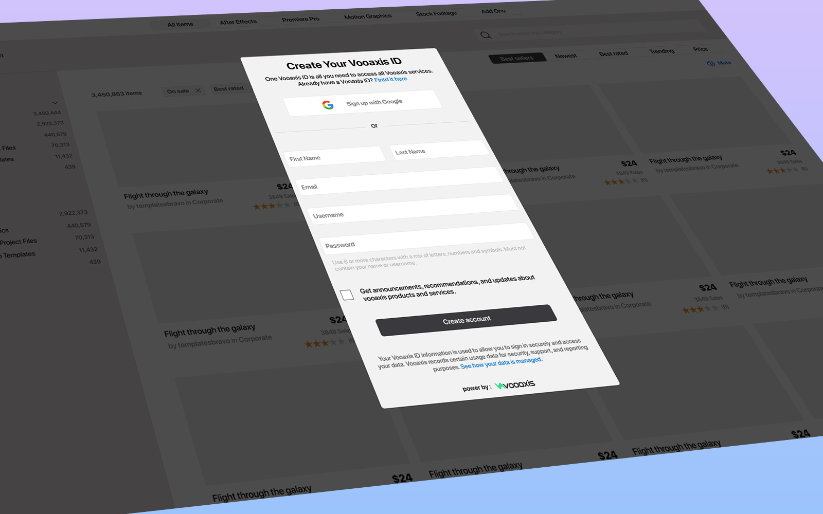 Sign Up page - Digital Marketplace account clean create account digital marketplace e commerce form landing page login market marketplace new account product design register sign up form signin signup website