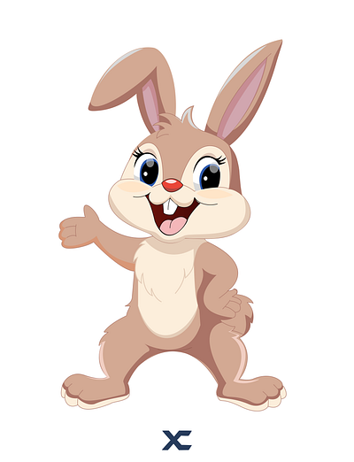 Bunny 3d animation branding design graphic design illustration