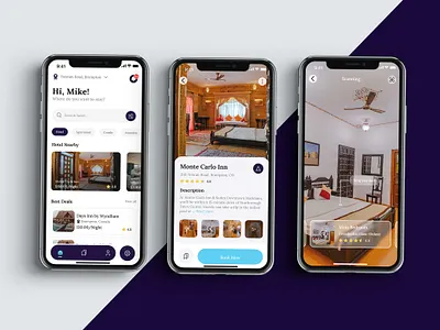 Hotel Booking App UI/UX Design app design ar design booking app clean ui clean ui design design figma holiday destination booking app hotel booking hotel booking app inspiration latest ui design mobile modern ui design ui ux uxdesign