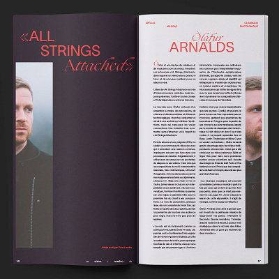 Music Magazine branding design music typography