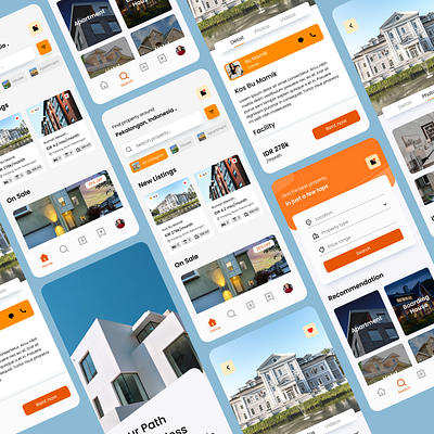 PropHunt - Property Rental App Concept android app branding design illustration logo mobiledesign property propertyapp ui vector