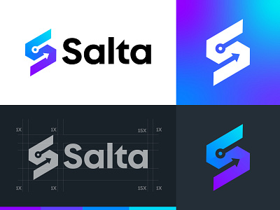 Salta - Logo Design for Digital asset exchange Company . a b c d e f g h i j k l m n arrow bitcoin blockchain branding circuit logo creative logo crypto cryptocurrecny design eth finance fintech icon logo modern logo o p q r s t u v w x y z tech logo technology transection