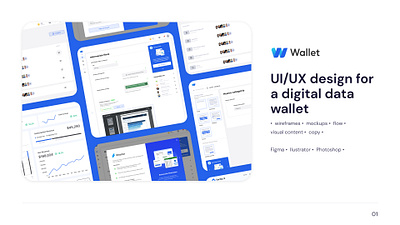 UX & UI DESIGN for a digital data wallet