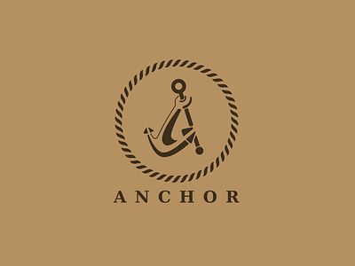 A shaped "ANCHOR" abstract branding creative logo design design logo flat logo illustration logo logo design logo designer logos luhu saher minimal logo minimalist logo modern logo pilli soso pillisoso unique logo unused vector