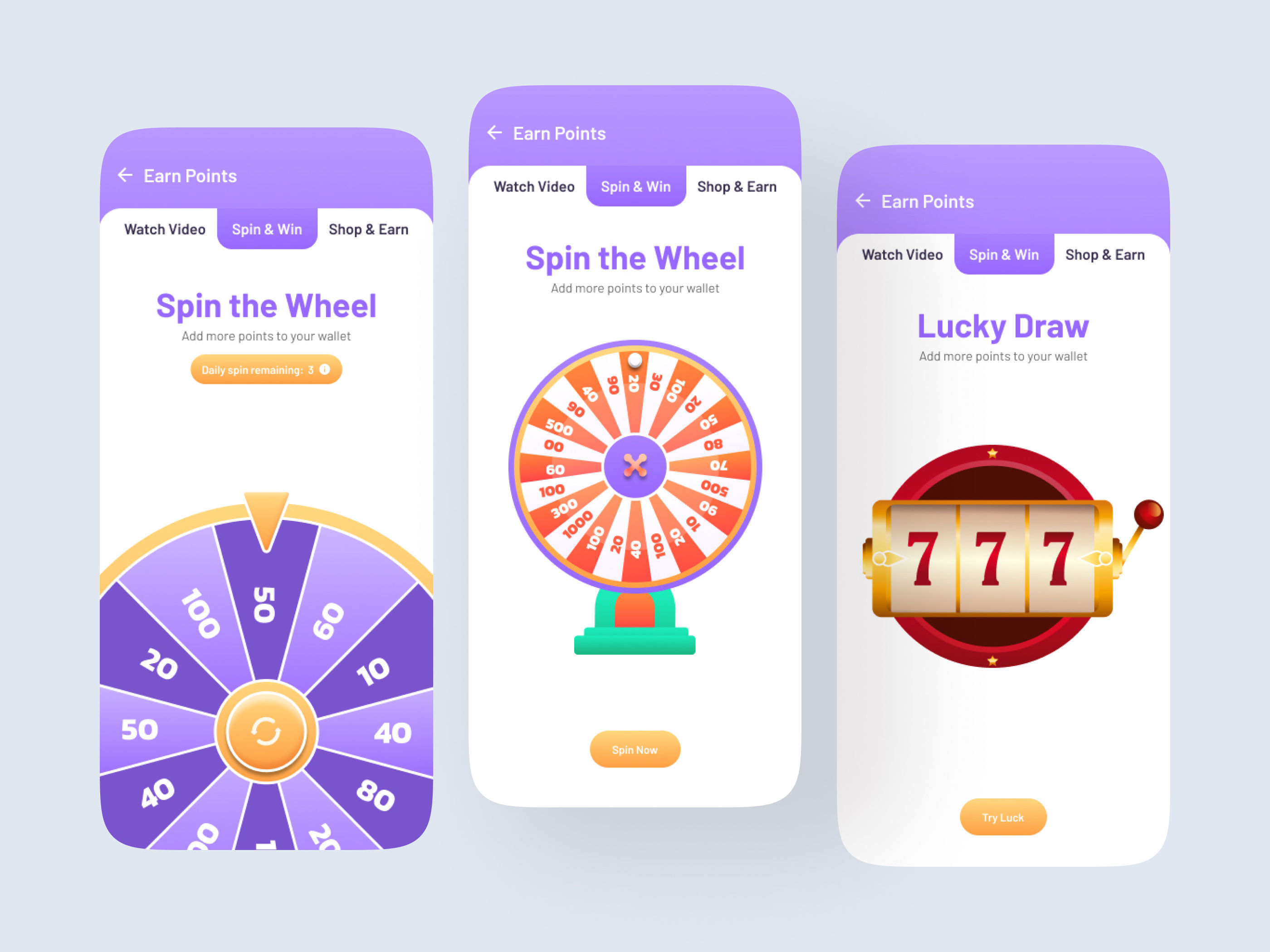 Spin and Win Gamification UI by Asiq M. for Netro Systems on Dribbble