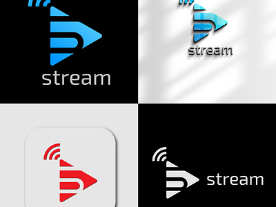 Stream Logo (unused) abstract logo app logo branddisigner brandidentity branding brandingdesign creative logo graphic design logodeisigner logodesigner logodesing logofolio logos logotyoe modernlogo vectplus