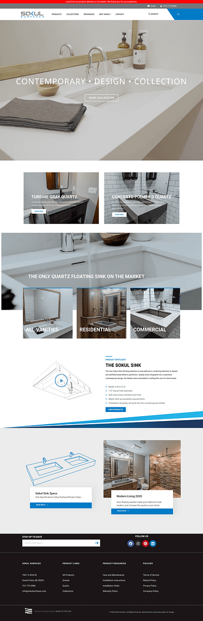 Sokul Surfaces - Web Design web design