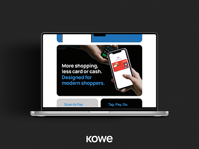 Kowe Website app branding design minimal ui ux