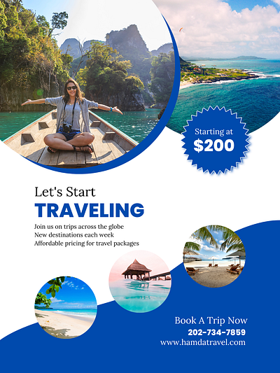 Travel Advertisement branding design graphic design