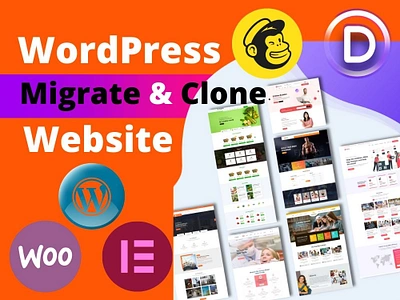 You will get a full WordPress clone website blogwebsite businesswebsite clonewebsite ecommerce elementorclone elementorlanding migratewebsite redesignwebsite responsivewebsite squeezepage woocommerce wordpress wordpressclone wordpresslanding wordpresswebsite