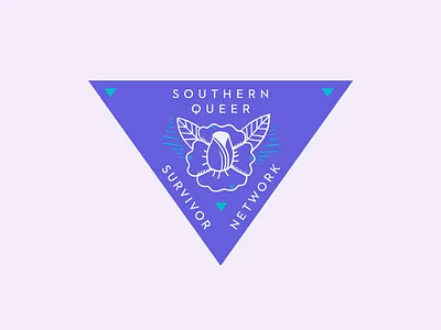 Southern Queer Survivor Network Logo abuse activism domestic violence gay logo network queer rose southern survivor tattoo