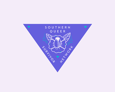 Southern Queer Survivor Network Logo abuse activism domestic violence gay logo network queer rose southern survivor tattoo