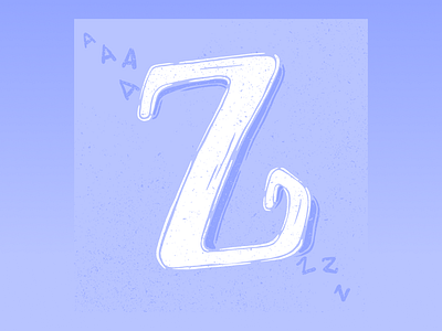 Letter Z 36daysoftype design illustration procreate procreate app