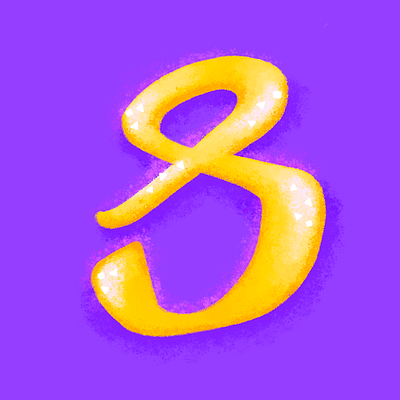 Letter S 36daysoftype bright design gold golden highlight illustration procreate procreate app