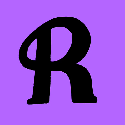 Letter R 36daysoftype animation design logo motion graphics procreate procreate app