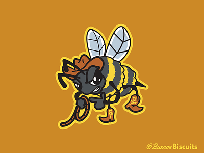 BeeHaw! animal bee beehaw branding bug cowboy cowboy bee design graphic design honey honey cowboy illustration insect logo mascot mascot design team design vector wasp western