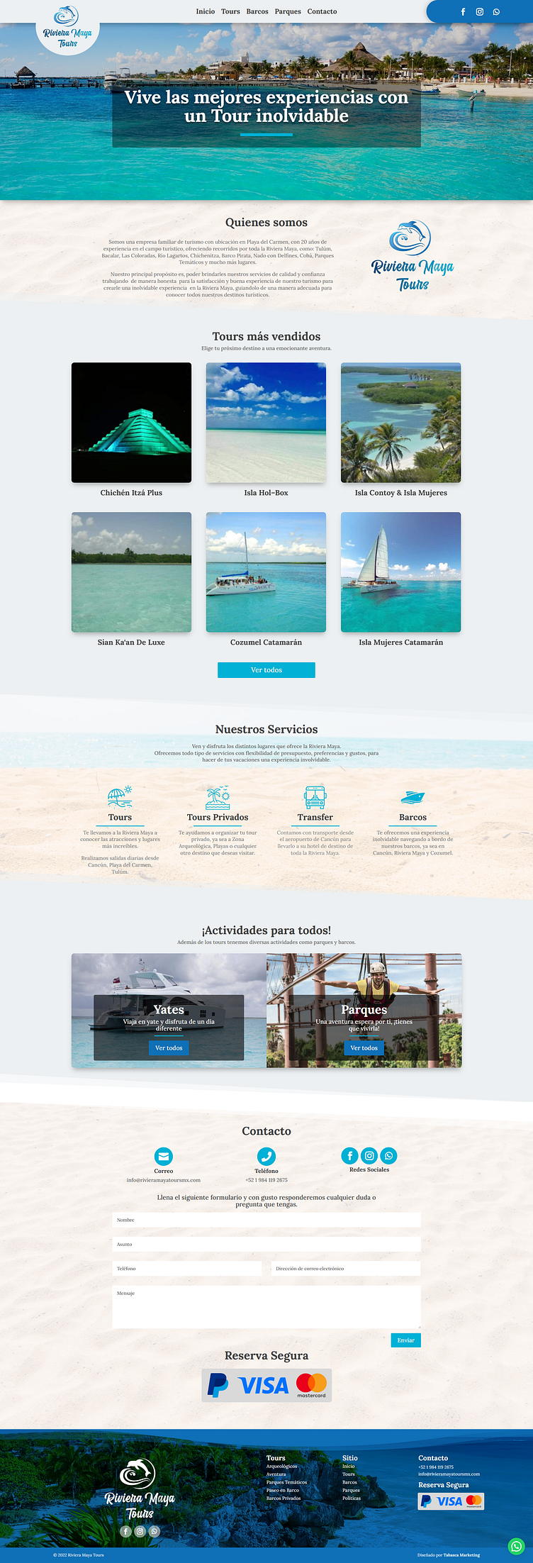 Riviera Maya Tours by Luis Canales on Dribbble